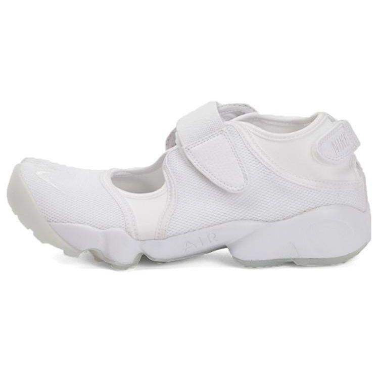 Nike Air Rift Comfortable Round Toe Mary Jane Durable Breathable Low Top Casual Shoes Women sneaker White 896283-100