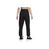 Nike Solide hochtaillierte, figurbetonte Jogginghose Stricksporthose Damenunterteile Schwarz FB8269-010