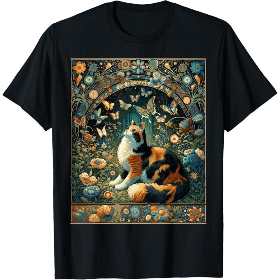 

Cottagecore Aesthetic Cat Garden Funny Gifts For Men Women T-Shirt XXXXXL