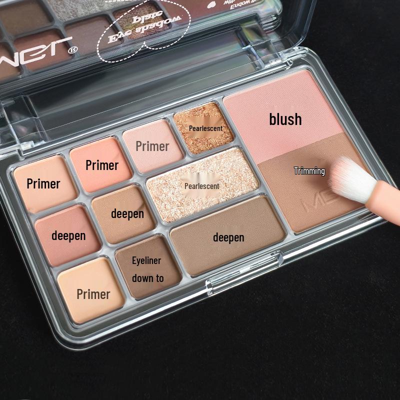 MGL Heartbeat 12-цветная осенне-зимняя палетка макияжа - Румяна, Контур, & Трио теней для век