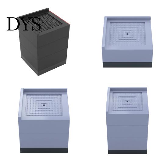 Anti-slip Furniture Block 4Pcs Risers Shock Absorbing Heavy Duty Bed Desk Cabinet Sofa Height Adjustable Chair Legs Refrigerator Dryer Washing Machine