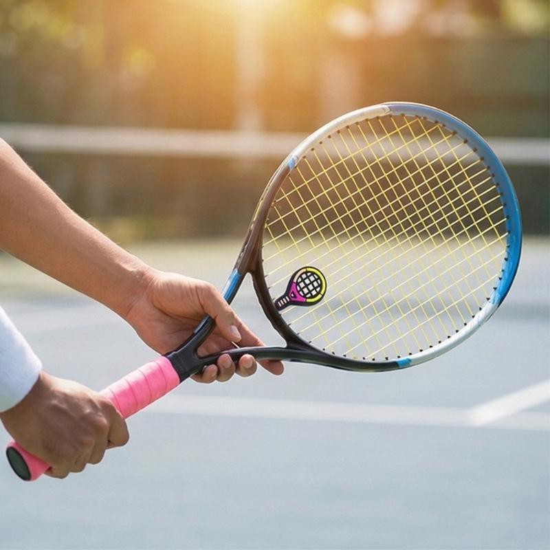 8 Stück Tennis Vibrationsdämpfer Silikon Schläger Stoßdämpfer Cartoon Tennisschläger Dämpfer Tennis Zubehör