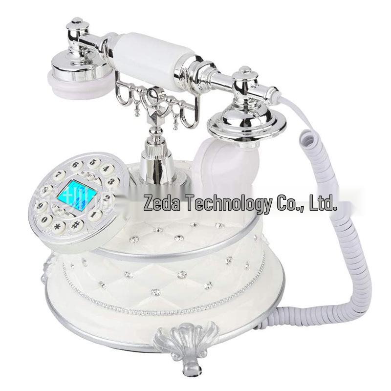 European Style Rhinestone Antique Landline Phone