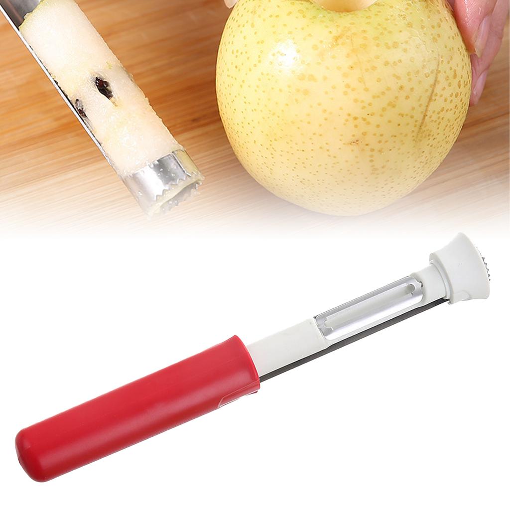 Fruit Peeler Seeder 2 In 1 Multi Function Portable Stainless Steel Pear Corer Kitchen Tool