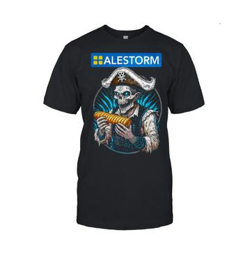 T-shirt Alestorm Bevande Pirata – Rum, Birra, Idromele Greggs Unisex Metallo