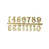 DIY Clock Number Arabic Roman Numerals Digital Clocks Needle Hands Clock Sticker