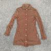 Vintage Tessuto Cloth Stoff Tissue Tejido Tecido Italy long Sleeve Shirt