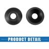 Universal Car Turn to Rod Arm Ball Joint Head Dust Protection Car Suspension Steering Parts Rubber Black (Set of 6)