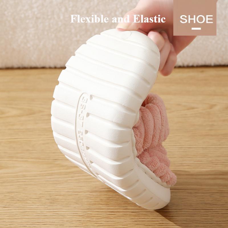 Corduroy home cotton mop indoor EVA thick-soled non-slip floor to keep warm at home