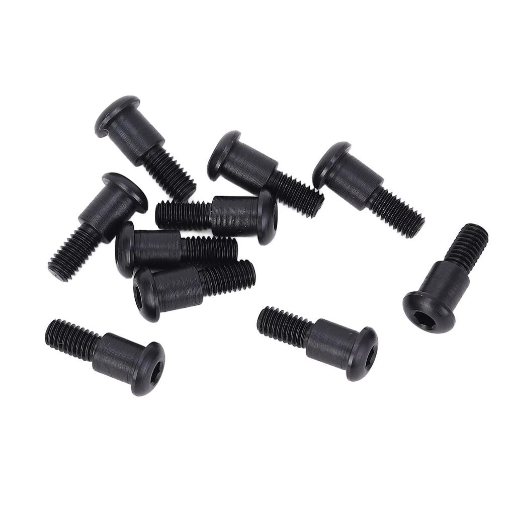 10Pcs Hex Button Head Shoulder Screw for Axial SCX10 M3x4x10mm Stainless Steel Axial Hex Socket Button Shoulder Screw