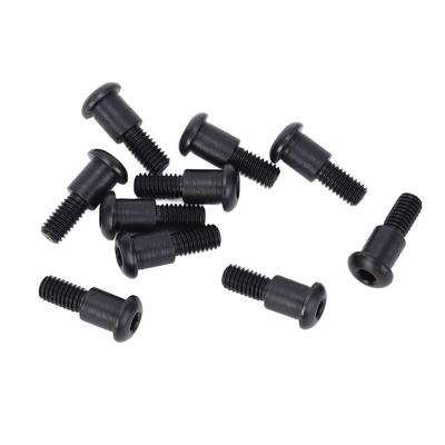 10ks Šesťhranná skrutka s valcovou hlavou a ramenom pre Axial SCX10 M3x4x10mm Nerezová oceľ Axial Šesťhranná zásuvka Skrutka s valcovou hlavou a ramenom