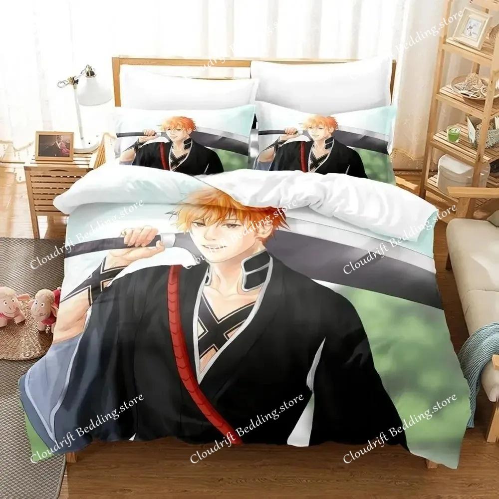 2025 Bleach Bedding Set Single Twin Full Queen King Size Bed Set Adult Kid Bedroom Duvet cover Sets 3D Print Anime Bed Sheet Set
