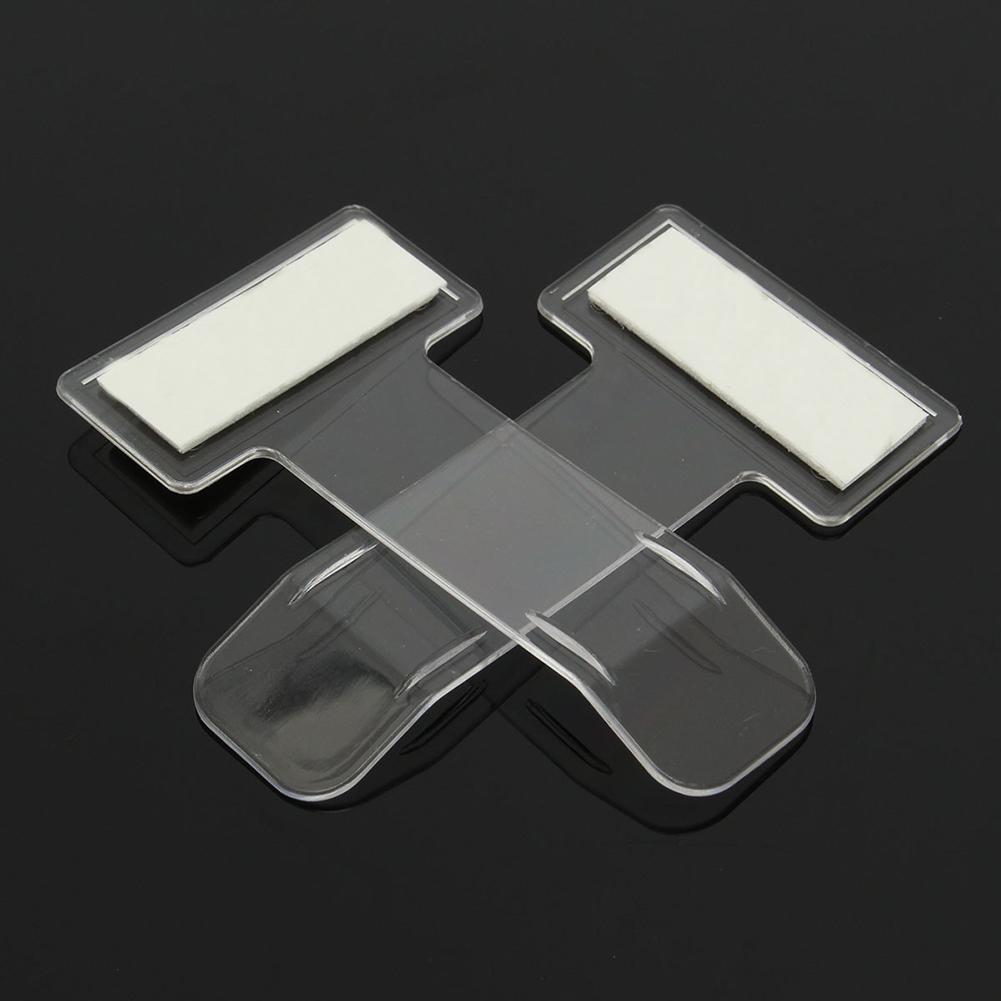 1Pc Car Vehicle Accessory Parking Ticket Permit Card Ticket Holder Clip Sticker