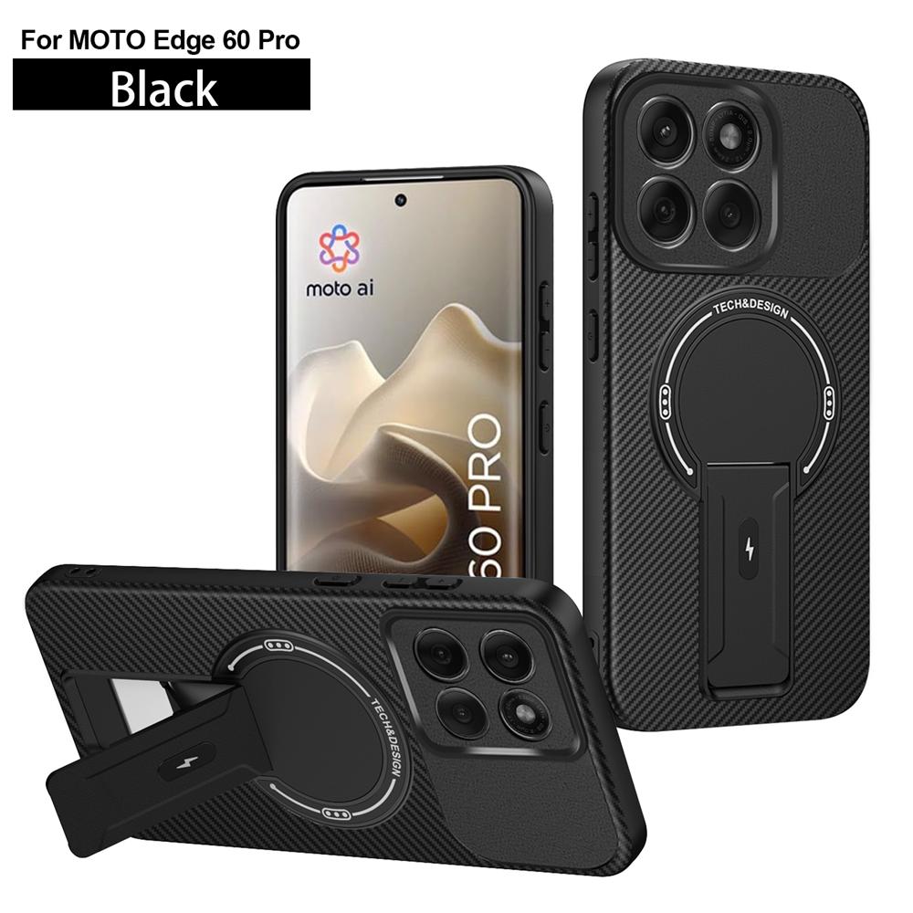 For Motorola Moto Edge 60 Pro 5G Case Luxury Armor Magsafe Magnetic Wireless Charge Case For Moto Edge60 Pro Magnetic Ring Cover