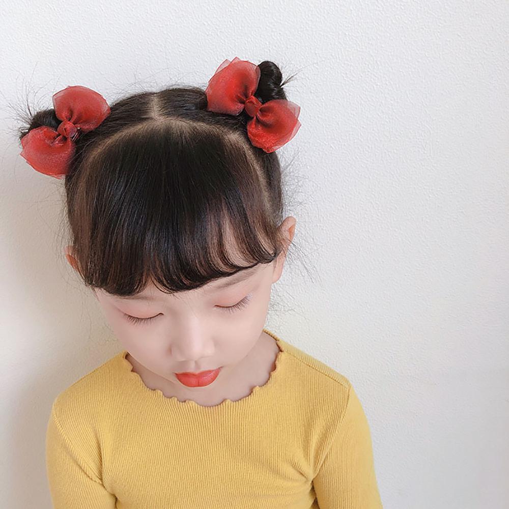 

Fashion Elastic Rubber Cloth Korean Women Mesh Hair Ring Bow Hair Rope Hair Accessories Lolita