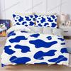 Black and White Cow Duvet Cover Set Home Style Bedding Soft Laundry Cotton Bed Four Seasons Student Dormitory Home Textileextile