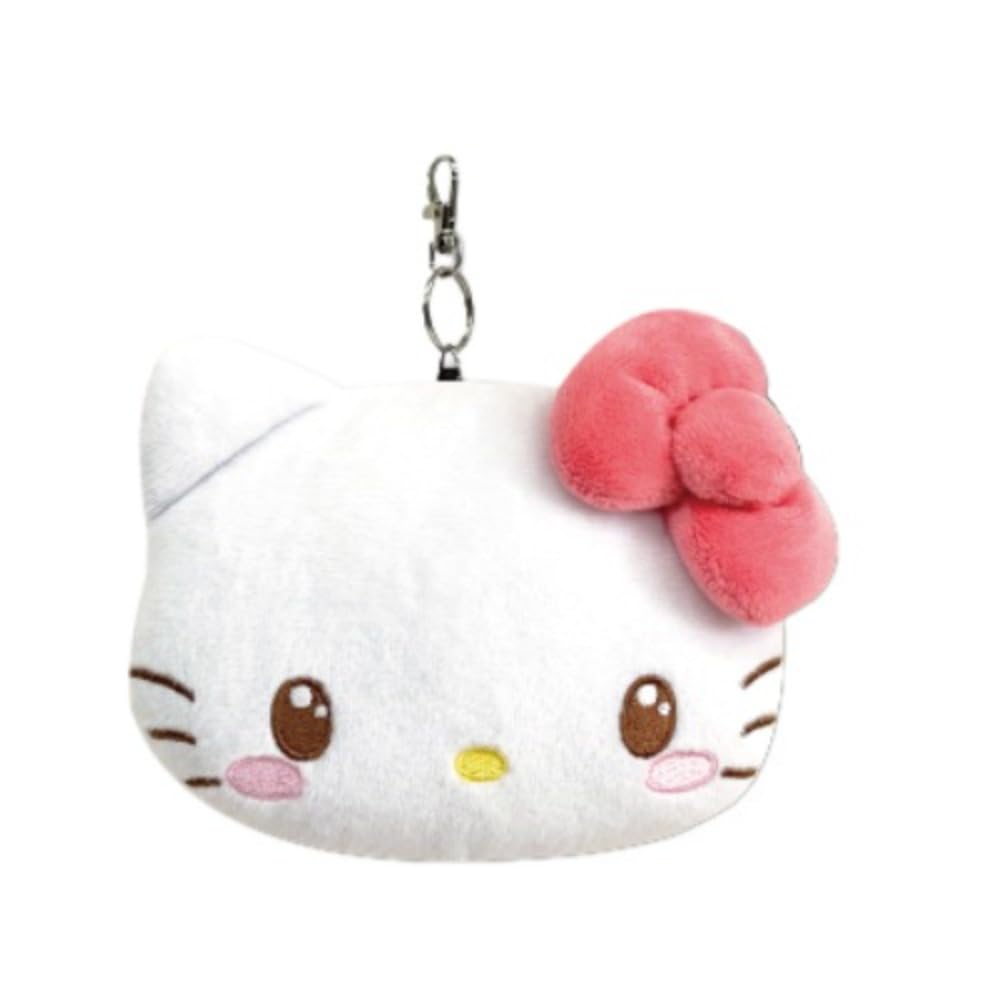 

Hatayama Shoji Kirakawa Hello Kitty Face Reel Pass Case, H11 x W13cm, 63201642