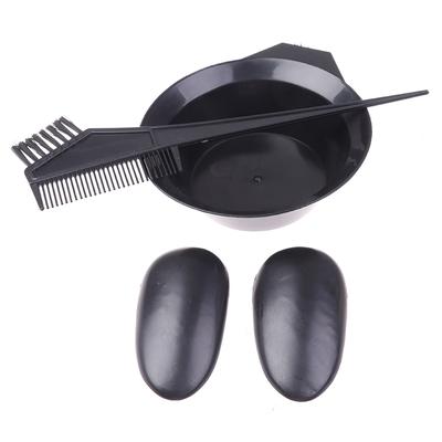 Haarfarbe Mischschalen mit 3-teiligen Kunststoff-Haar-Tools Haarfärbemittel Styling-Zubehör