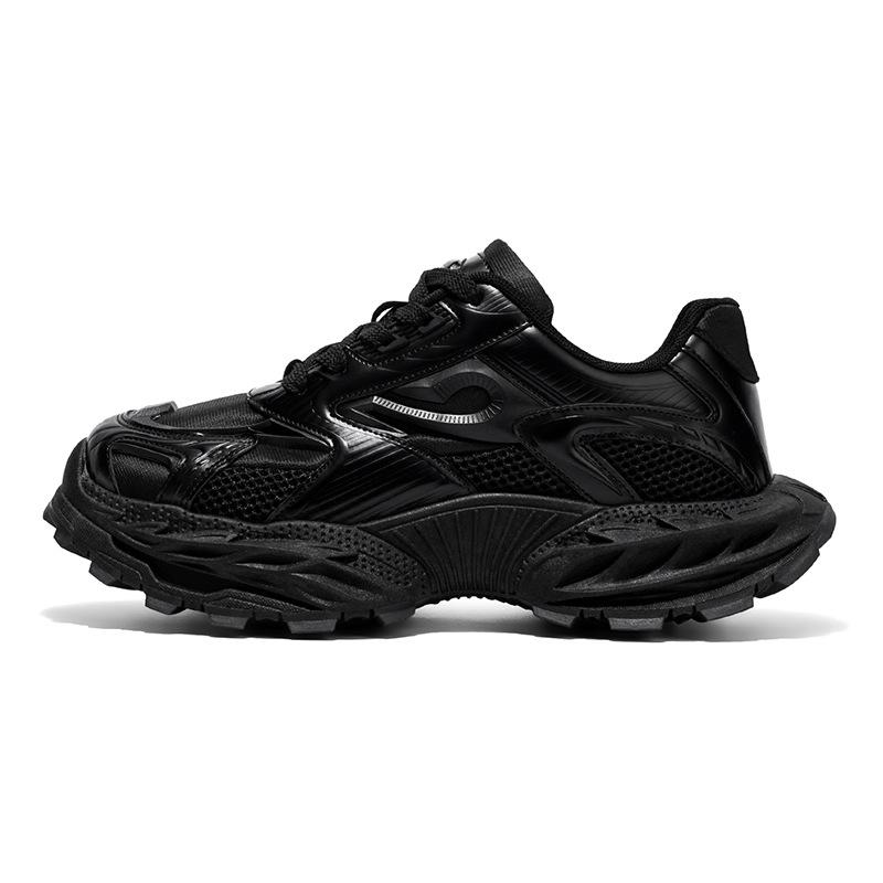 Ultra-light and Thin Sports Shoes American Round Head Ultra-light New Shock Absorption and Height Increase Casual Sports Lightweight Board Shoes
