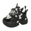 Fashion Women Chunky Sneakers New 2024 Autumn High Platform Dad Shoes Women Casual Trainer Sneakers Thick Sole Vulcanize Shoes 9.5CM