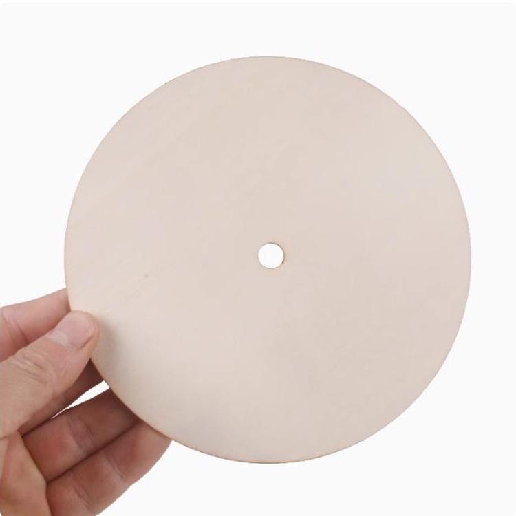 Wooden DIY Wall Clock: Round Wood Board for Painting and Children s Doodle Creations