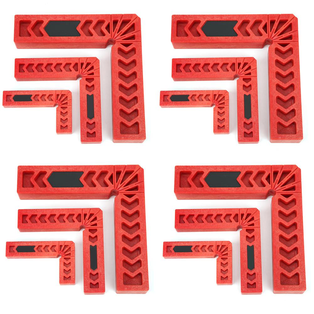 L‑Shaped 90 Degree Right Angle Positioner Woodworking Corner Clamp Carpenter Scribing Tool