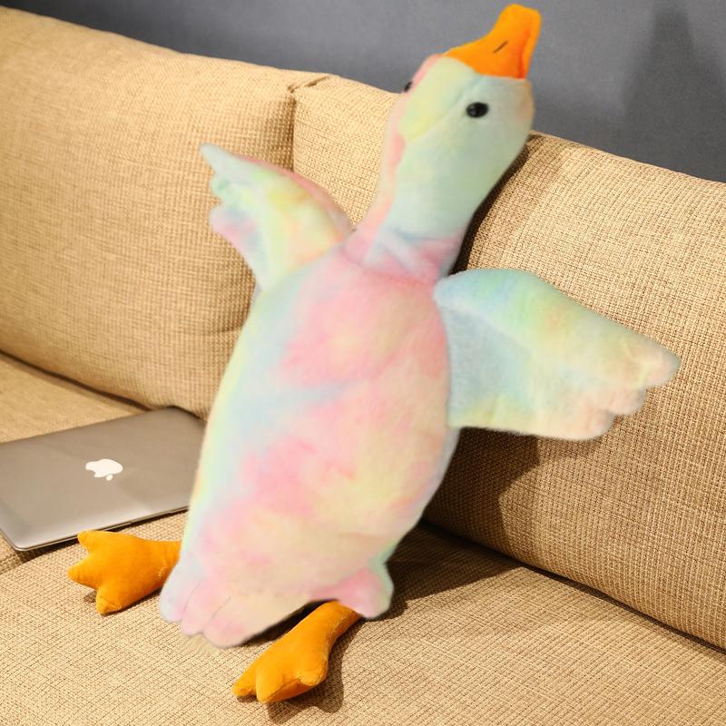 Weißes Riesengans Plüschtier Kuschel Stofftier Ente Kawaii Großes Schlafkissen Großes Weihnachtsgeschenk Für Kind Auto Sitz Dekoration