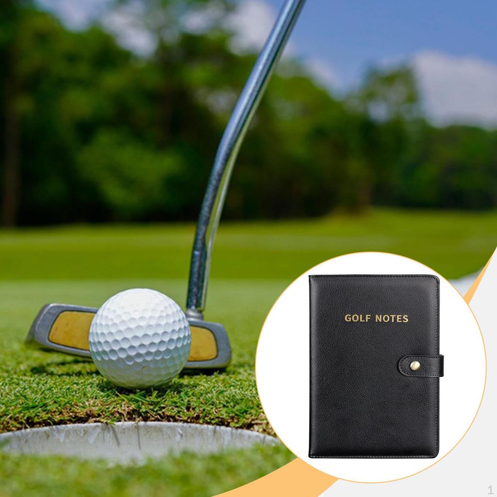 Golf Scorecard Book Golfs Club Bag Accessories 100 Pages Competition Supplies Yardage