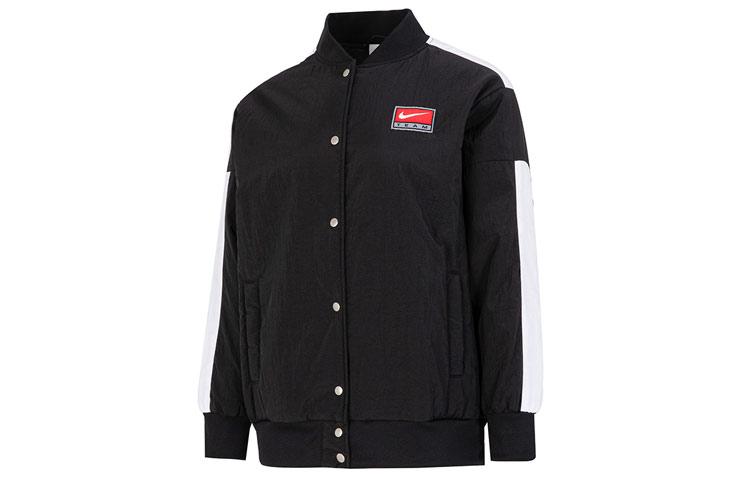 Nike Jackets Women s Black Stand Collar Moderate Other DQ6610-010 L