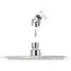 VidaXL Plunging Shower Head 2 Pcs Stainless Steel Ø 20 Cm