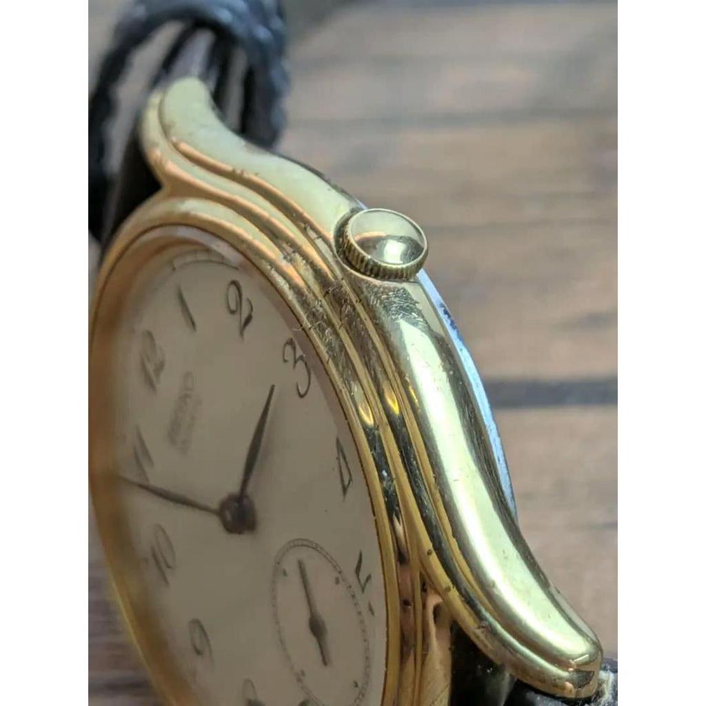 Used [New Battery] SEIKO Women's Watch Quartz Gold Small Second