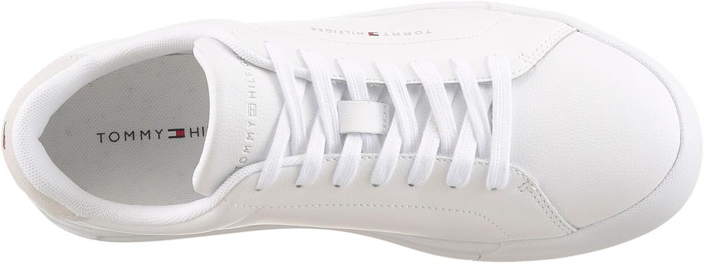 Кроссовки Tommy Hilfiger Court Sneaker Detail Essential белые