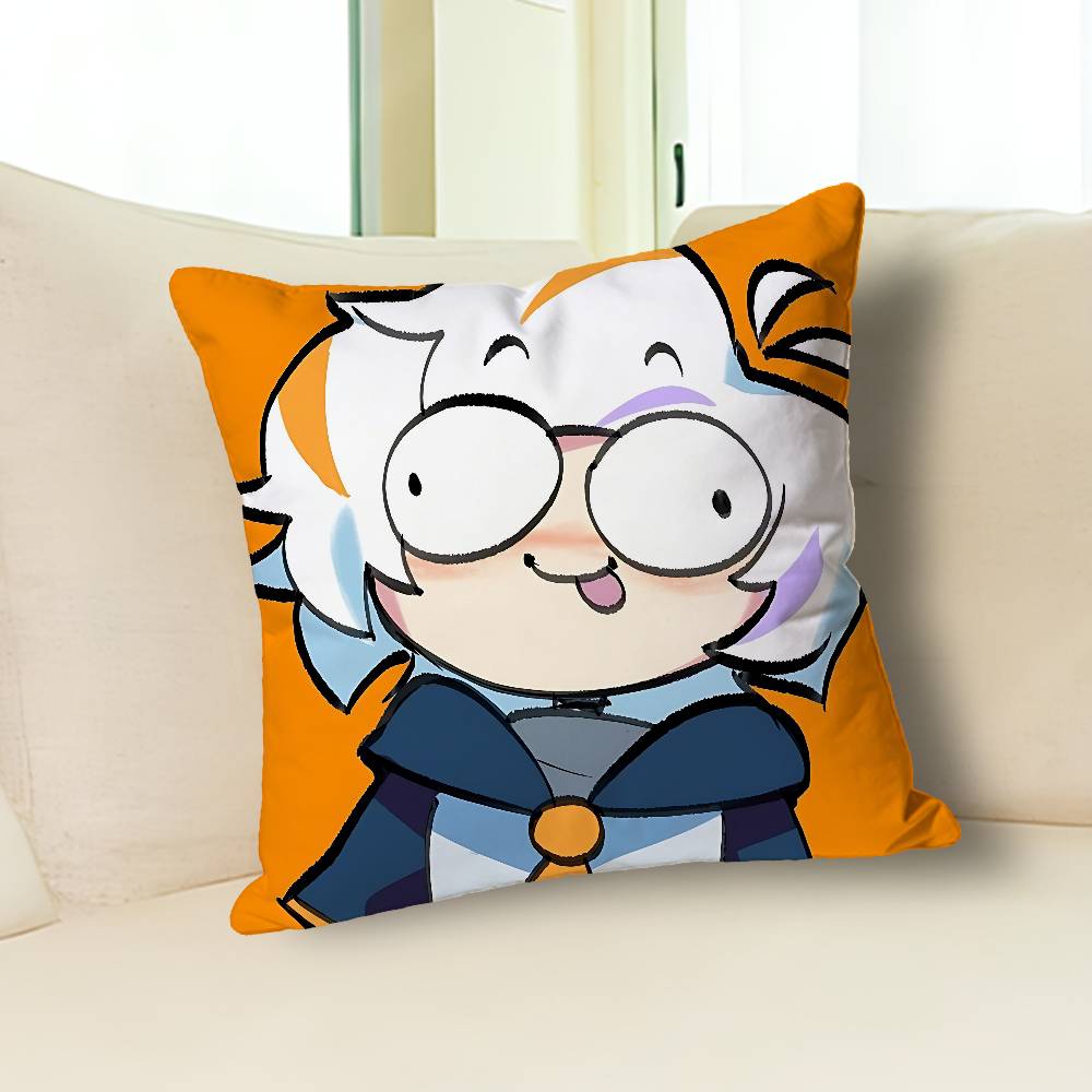 Cute C-Chuy M-Mines Anime Celebrity Merchandise All-Match Printed Pillow Case Sofa Car Office Room Decoration Protector