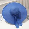 Large Edge Straw Hat With Sun Protection For Women Summer Beach Fashion