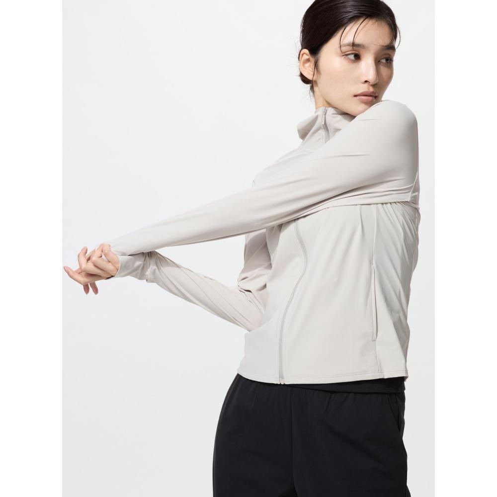 Uniqlo Japan Ultra Stretch Air Rhythm Uv Cut Full Zip Hoodie