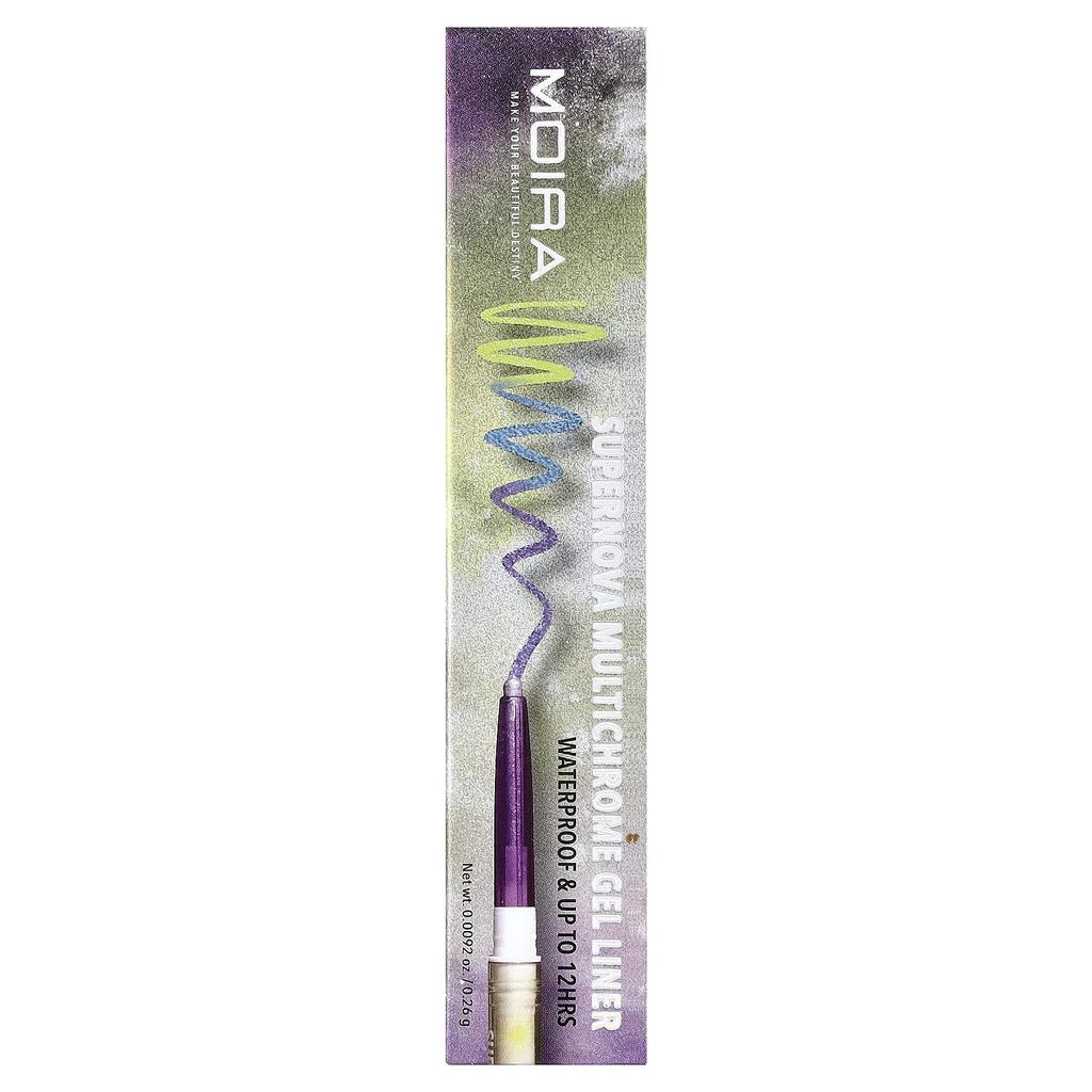 Moira Beauty, Supernova Multichrome Gel Liner, Waterproof, 10 Ultra, 0.26 G (0.0092 Oz)