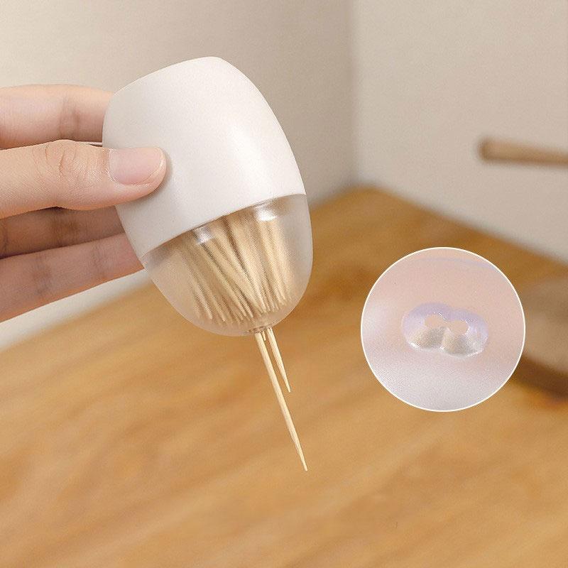 1pc Light Luxury Magnetic Toothpick Holder Household Toothpick Organizer Simple and Convenient Personalized Toothpick Holder