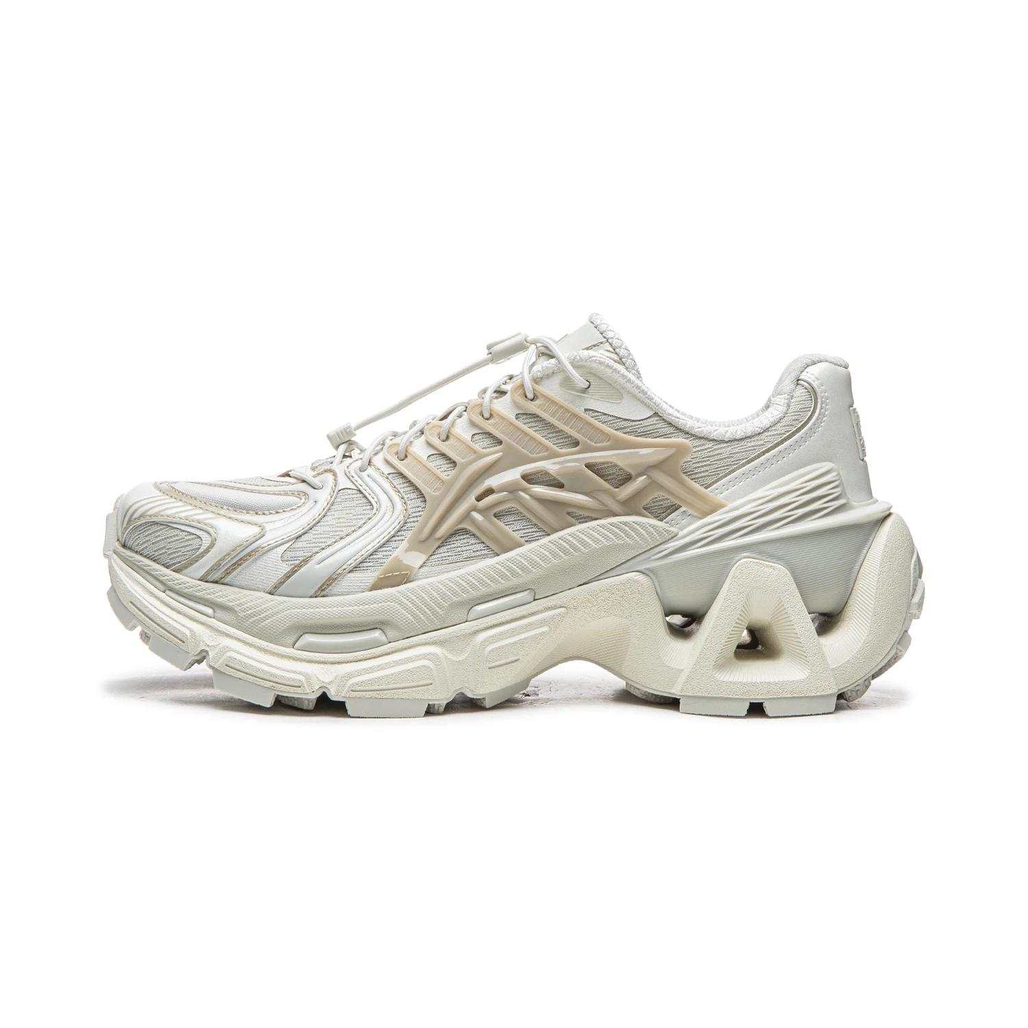 

Li Ning Fierce Ace 3 Модные Дышащие Низкие Беговые Кроссовки Мужские Кроссовки Серые AZGW307-2 40⅓