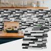 Mosaic Special-Shaped Tile Sticker, Kitchen Stove Oil-Proof Waterproof Self-Adhesive Pvc Wall Sticker Wallpaper