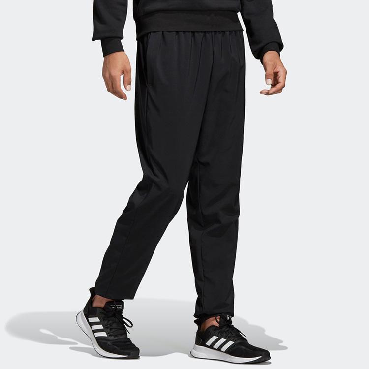 Adidas Pantaloni da allenamento Essential Linear Stanford da uomo Neri DQ3099