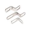 Motorcycle Exhaust Pipe Bracket Z/L-Shaped Stainless Steel Moto Modification Exhausts Pipe Clamps Fixed Bracket Accessory