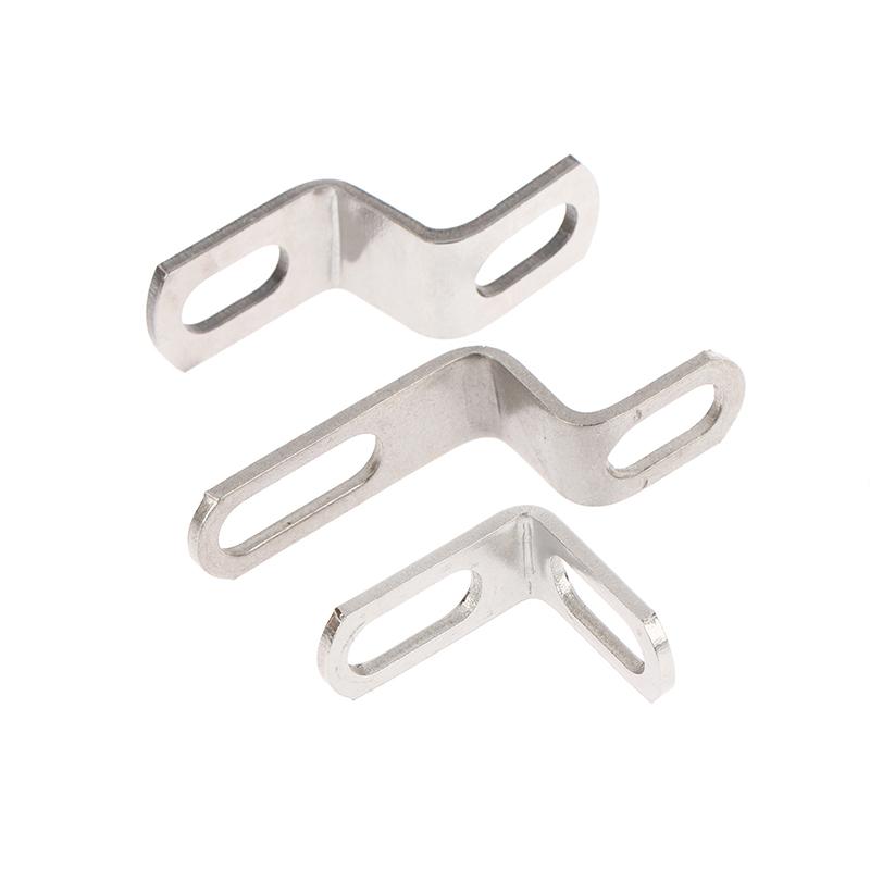 Motorcycle Exhaust Pipe Bracket Z/L-Shaped Stainless Steel Moto Modification Exhausts Pipe Clamps Fixed Bracket Accessory