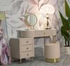 Bed Desk Sharon Pink With Stool Cm 120X40X75 (Stool Size Ø36X39)
