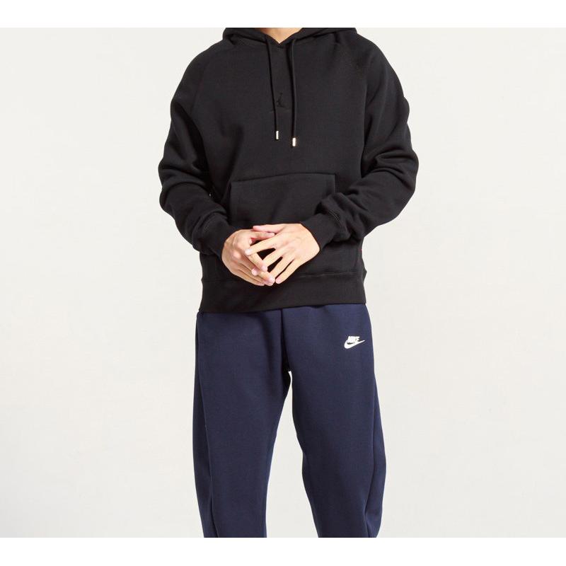 Jordan Air Sweatshirts Men's Black Hooded Thickened Regular CD8727-010