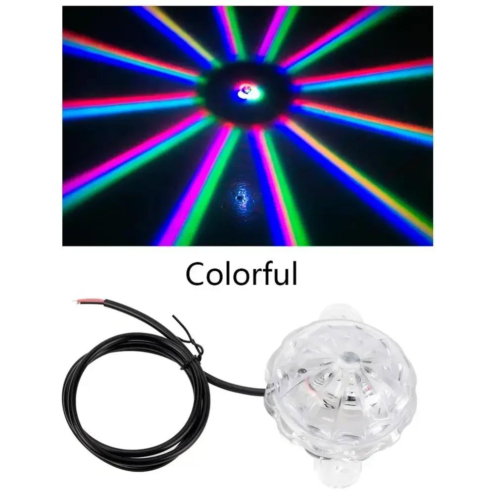 

12V Motorcycle LED Chassis Light RGB Flash Strobe Lamp Motorbike Decoration Atmosphere Light Universal Motorcycle Light