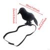 Halloween Crow Handmade Theme Party Realistic Ornament Feathered