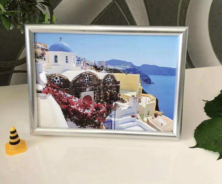 5/6/7 Inch European Simple Photo Frame Home Table Decor Retro Wooden Wedding Couple Recommendation Pictures Frames Gift Ornament