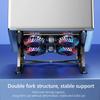 Notebook Stand with 2/4 Fans Foldable Laptop Cooling Fan RGB Silent Gaming Laptop Cooler Fan 7 Height for 11-17.3 Inch Notebook