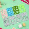 4/7PCS Set Wool Felt Mold Needle Felting Animal Plant Irregular Patterns DIY Craft Stencil Handicraft Shaping Mould Tool