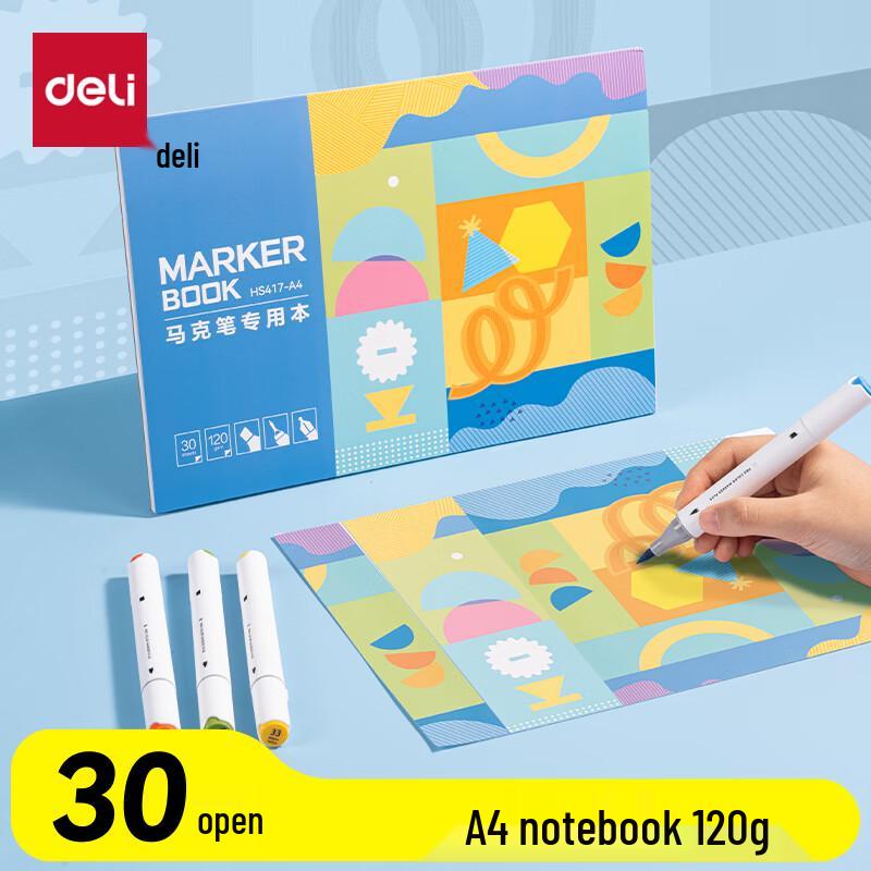 Deli Marker Pad Drawing Book
